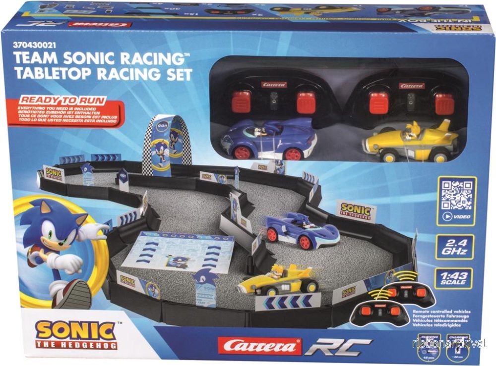 Carrera – Team Sonic Racing(TM) Bordtävling Set Carrera – Team Sonic Racing(TM) Bordtävling Set