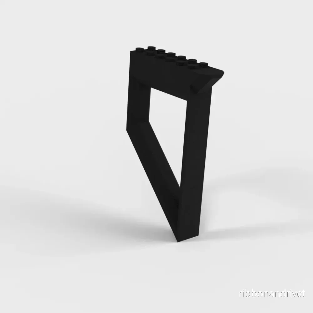 Lego flygplan väggställ