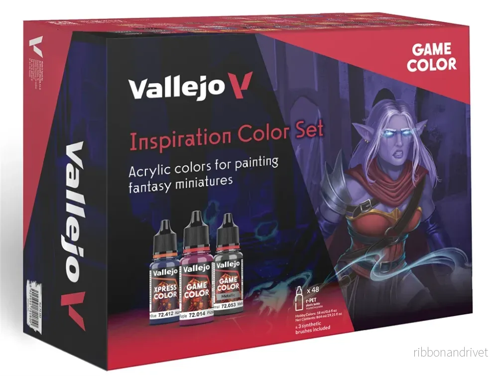 Vallejo – Game Color / 48 färger set – Inspirationsfärger 18 ml Vallejo – Game Color / 48 färger set – Inspirationsfärger 18 ml