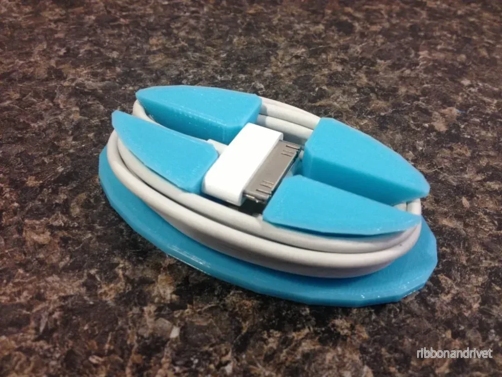 Cord Caddy för USB- och mobiltelefonladdarkablar - Bild 3