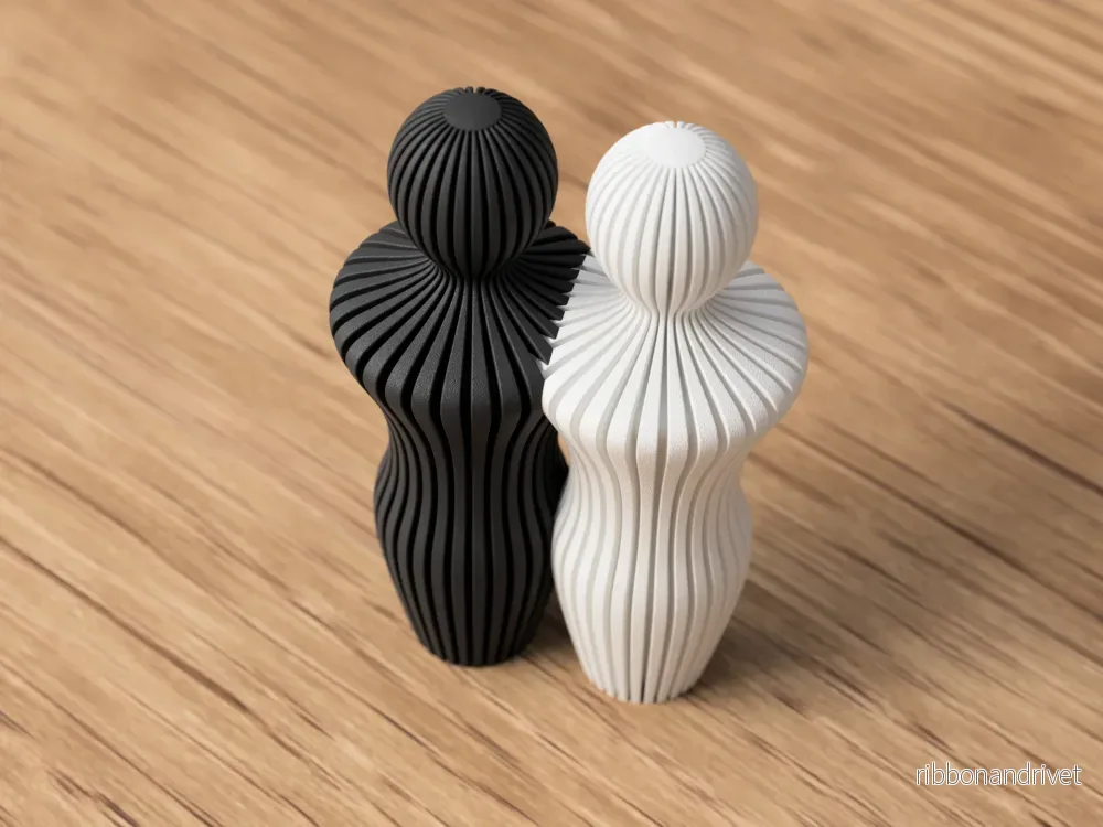 Parskulptur med 2 Män - Bild 3