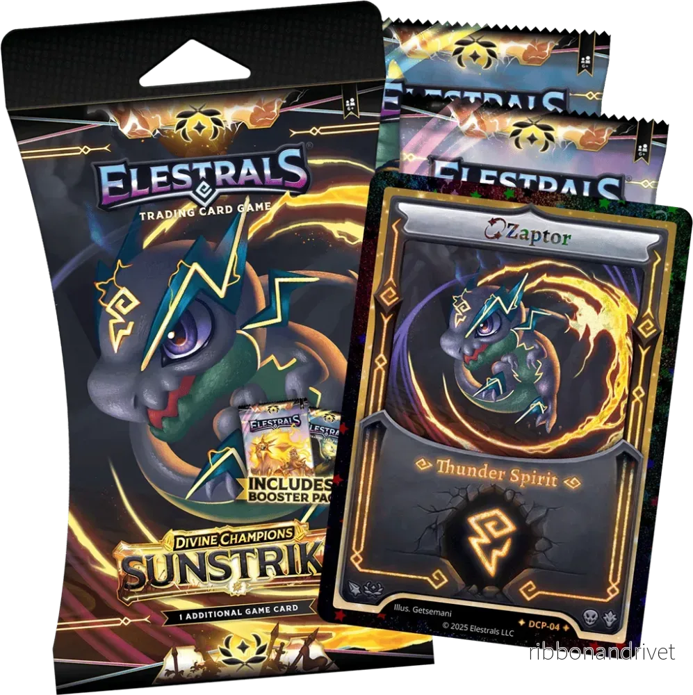 Elestrals TCG: Stellar Zaptor Double Blister Pack – Sunstrike (Divine Champions) Elestrals TCG: Stellar Zaptor Double Blister Pack – Sunstrike (Divine Champions)