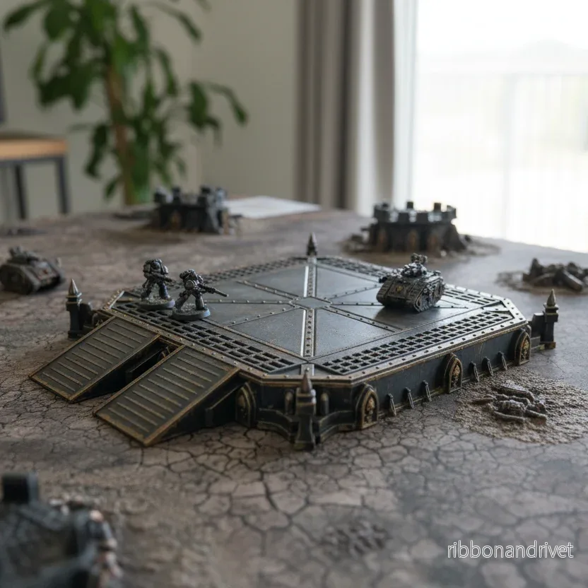 Dystopisk Landningsplats Wargame Terräng för Warhammer 40k - Bild 2