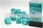 Chessex 16mm d6 med pips Tärningsblock (12 Tärningar) - Cirrus Aqua med silver - Bild 2
