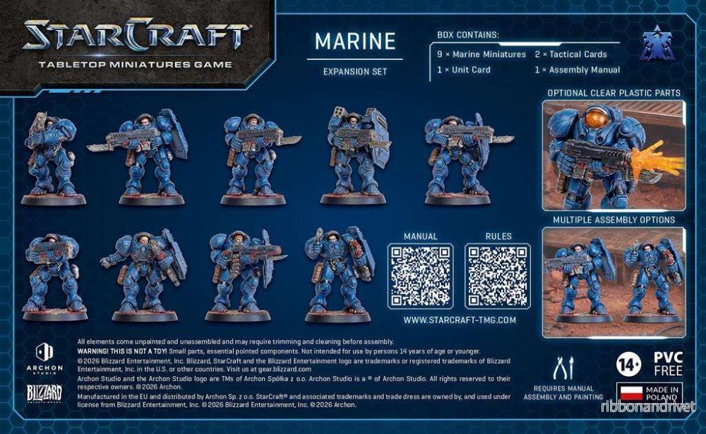 StarCraft® The Miniatures Game – Marine – Terran – expansionsset – EN - Bild 2