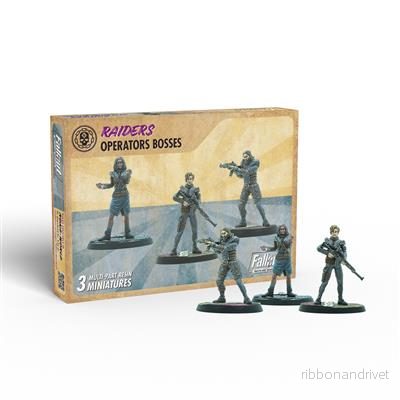 Fallout: Wasteland Warfare - Raiders: Operators Bosses Miniatures Set - Bild 2