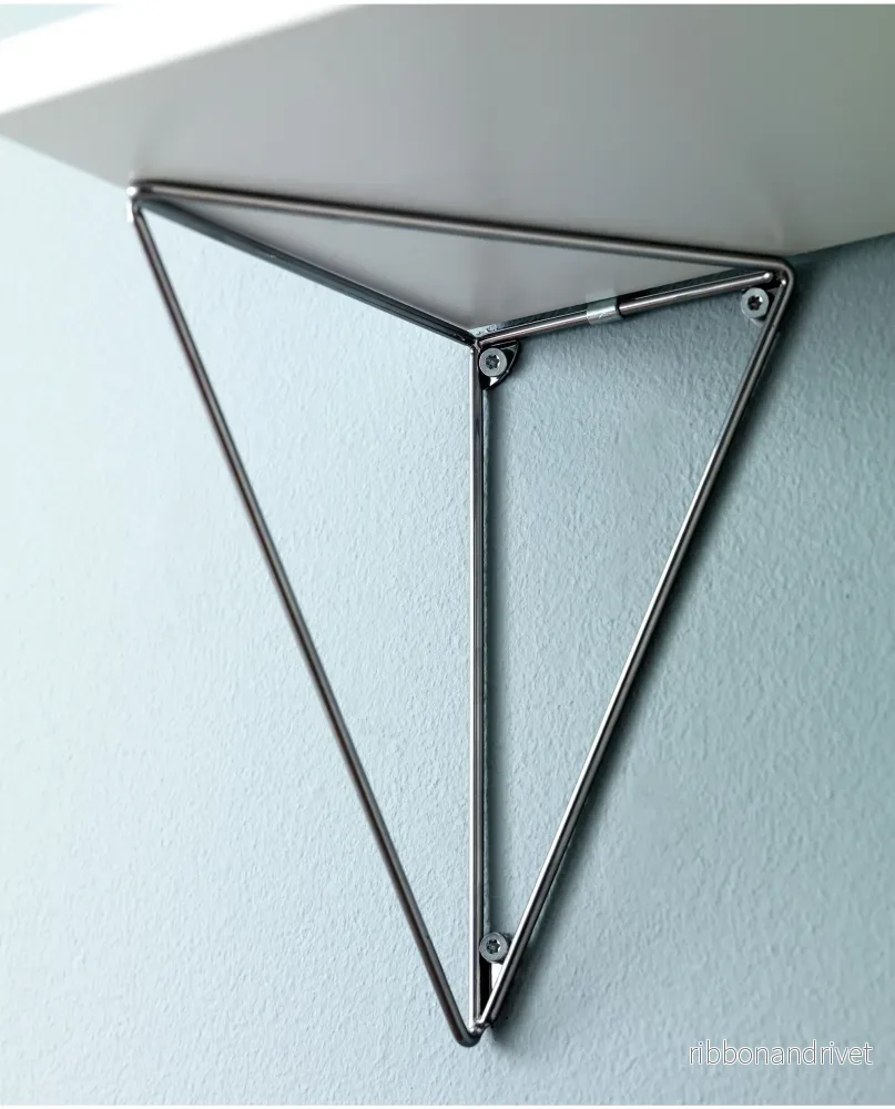 Pythagoras konsoler, 2 st, krom - Bild 3