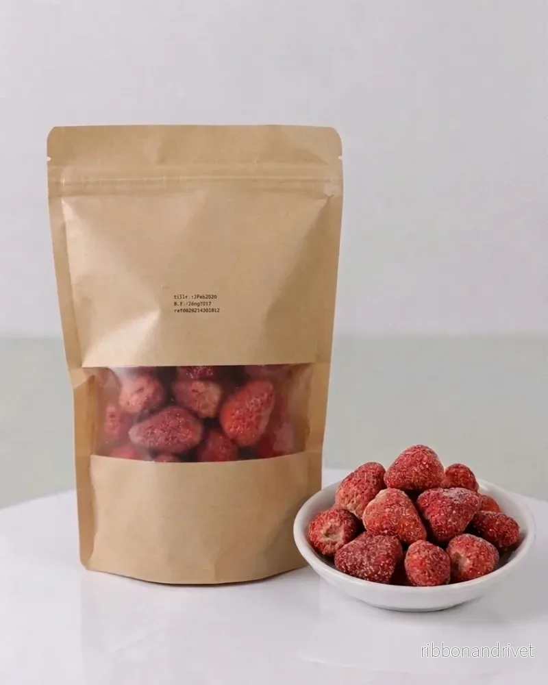 Frystorkade Jordgubbar – Extra krispiga med tillsatt socker 60g Frystorkade Jordgubbar – Extra krispiga med tillsatt socker 60g