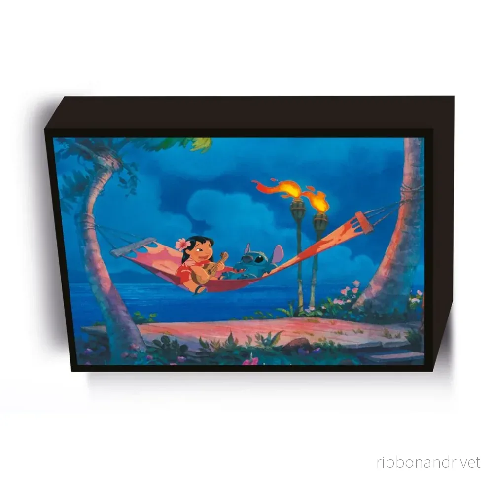 Lilo & Stitch Ljusande Canvas (Hammock)