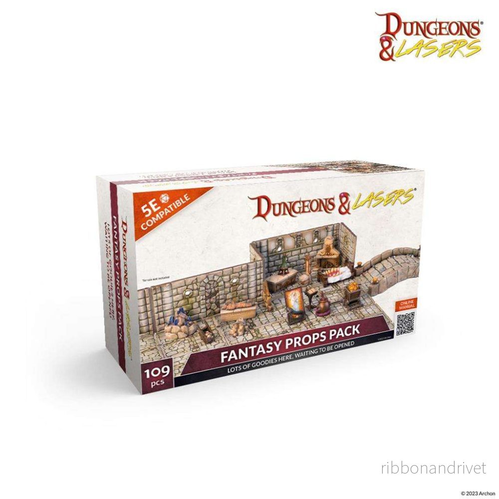 Dungeons & Lasers – Fantasy Props Pack – EN Dungeons & Lasers – Fantasy Props Pack – EN