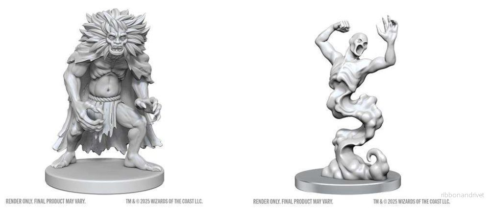 D&D Nolzur's Marvelous Miniatures: Classic Wight & Classic Wraith
