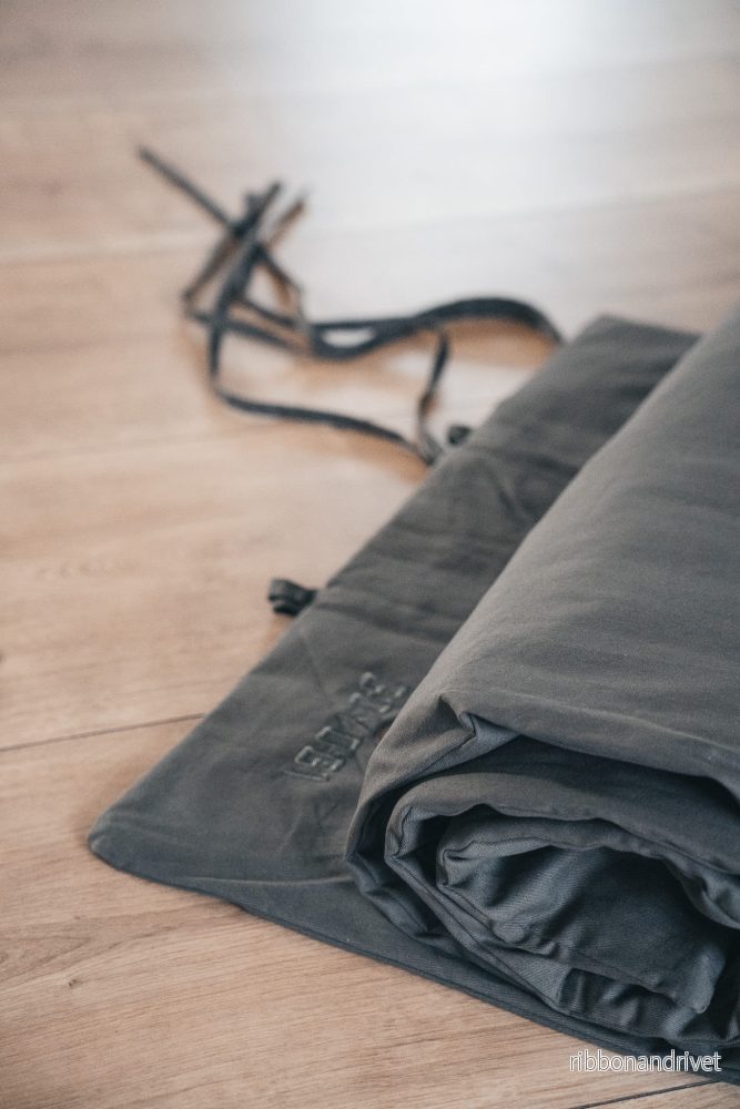 Calm Organic Cotton Yin Futon mat - Dark Grey - Bild 3