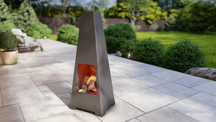 Eldstad i Corten – Flamman Eldstad i Corten – Flamman