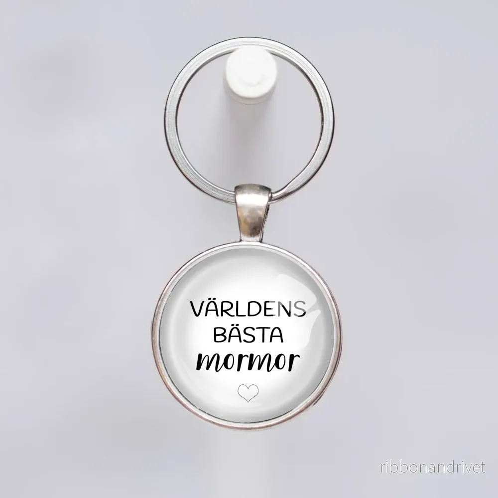 Världens bästa mormor | Nyckelring Världens bästa mormor | Nyckelring