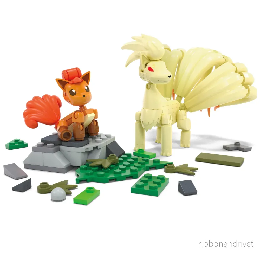 Mega Pokemon Vulpix Evolution Playset - Bild 2