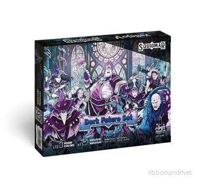 Vallejo Game Color - Dark Future Set 12 färger + figur 18 ml - Bild 2