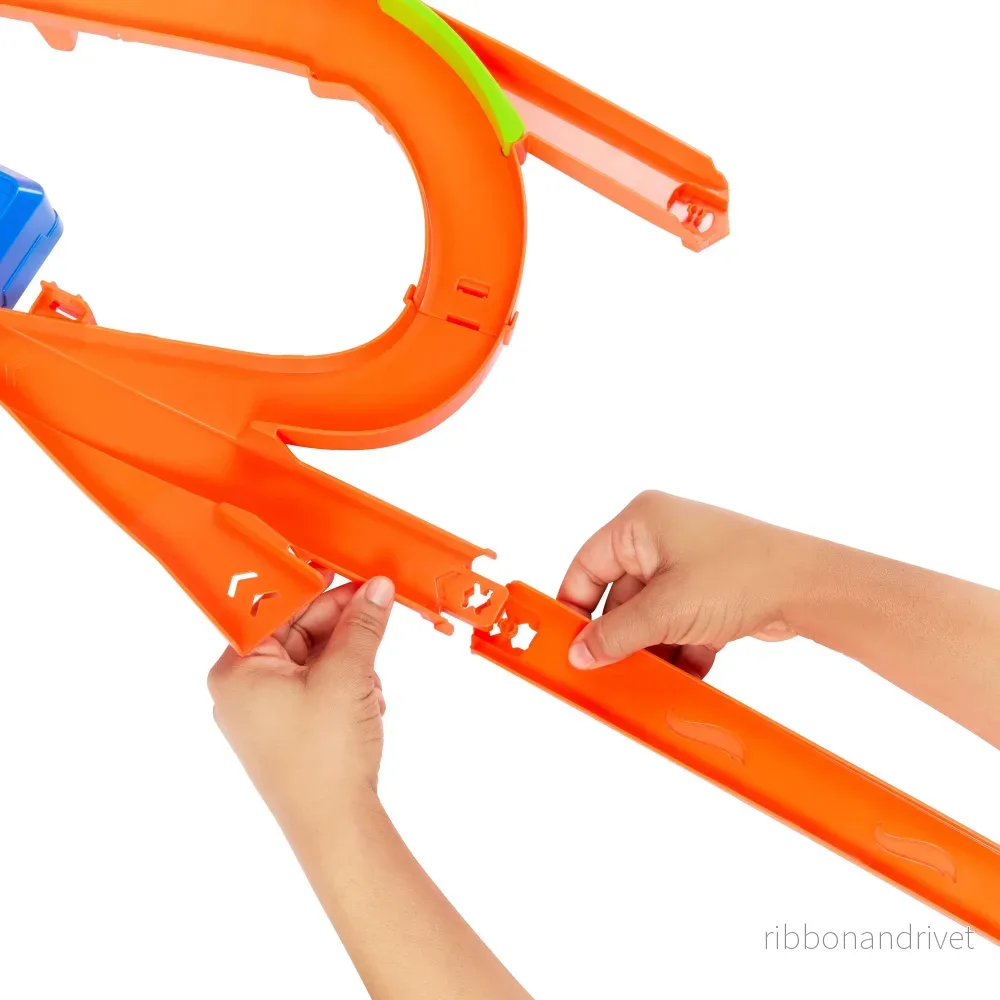 Hot Wheels - Stunt Tracks - Mid-Air Crash Playset - Bild 3
