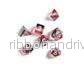 Sirius Dice - Tärningsset - Rosa, Klar, Svart Resin - Bild 2