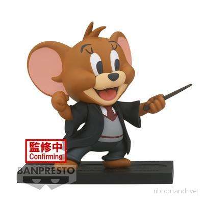 Tom and Jerry Figurkollektion – Slytherin Tom och Gryffindor Jerry – WB100 års jubileum - Bild 2