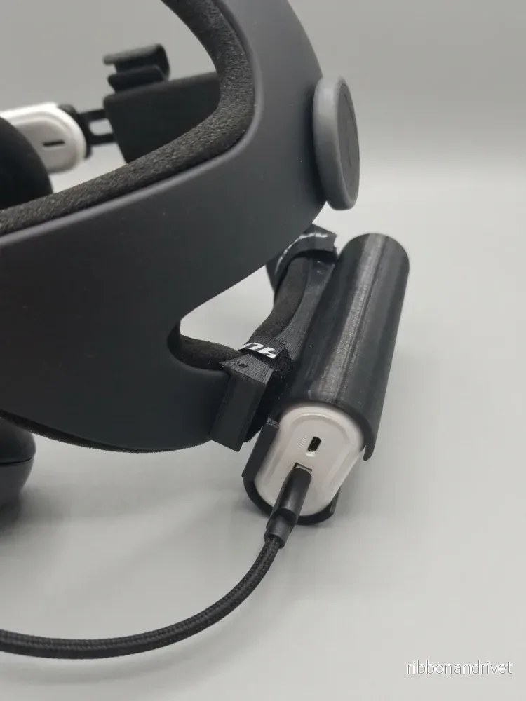 Oculus Quest 2 batterihållare med motvikt – förläng speltiden och öka komforten - Bild 2