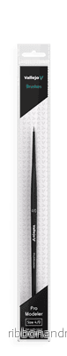 Vallejo Pro Modeler Naturlig Hår Rundpensel No. 4/0 - Bild 2