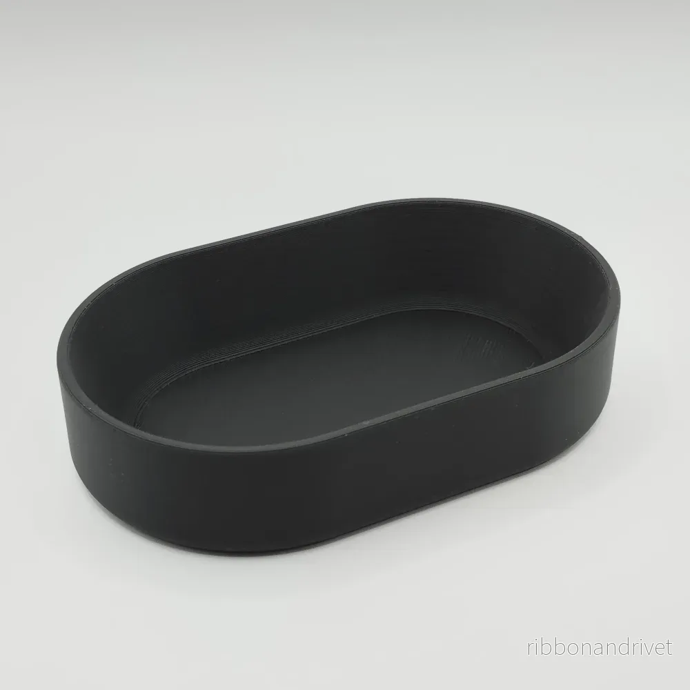 Elegant oval skål för nycklar och småsaker