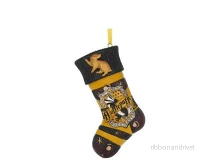 Harry Potter Hufflepuff Strumpa Hängande Ornament Harry Potter Hufflepuff Strumpa Hängande Ornament