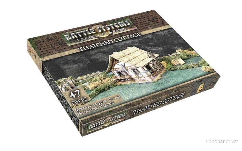 Battle Systems: Thatched Cottage – Byggsats för Fantasispel Battle Systems: Thatched Cottage – Byggsats för Fantasispel