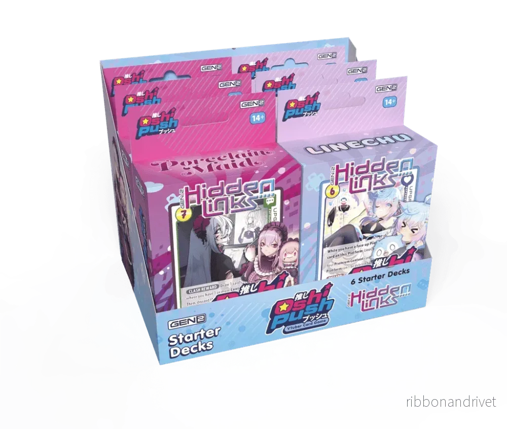 Oshi Push Set 02 Hidden Links Starter Deck Display (6 lekar) – EN