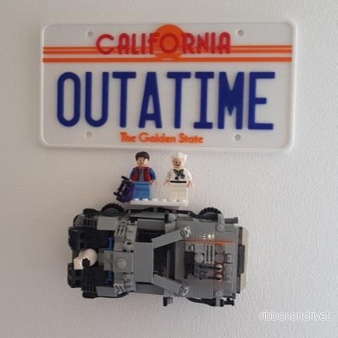 Väggfäste för Lego DeLorean (21103) Väggfäste för Lego DeLorean (21103)