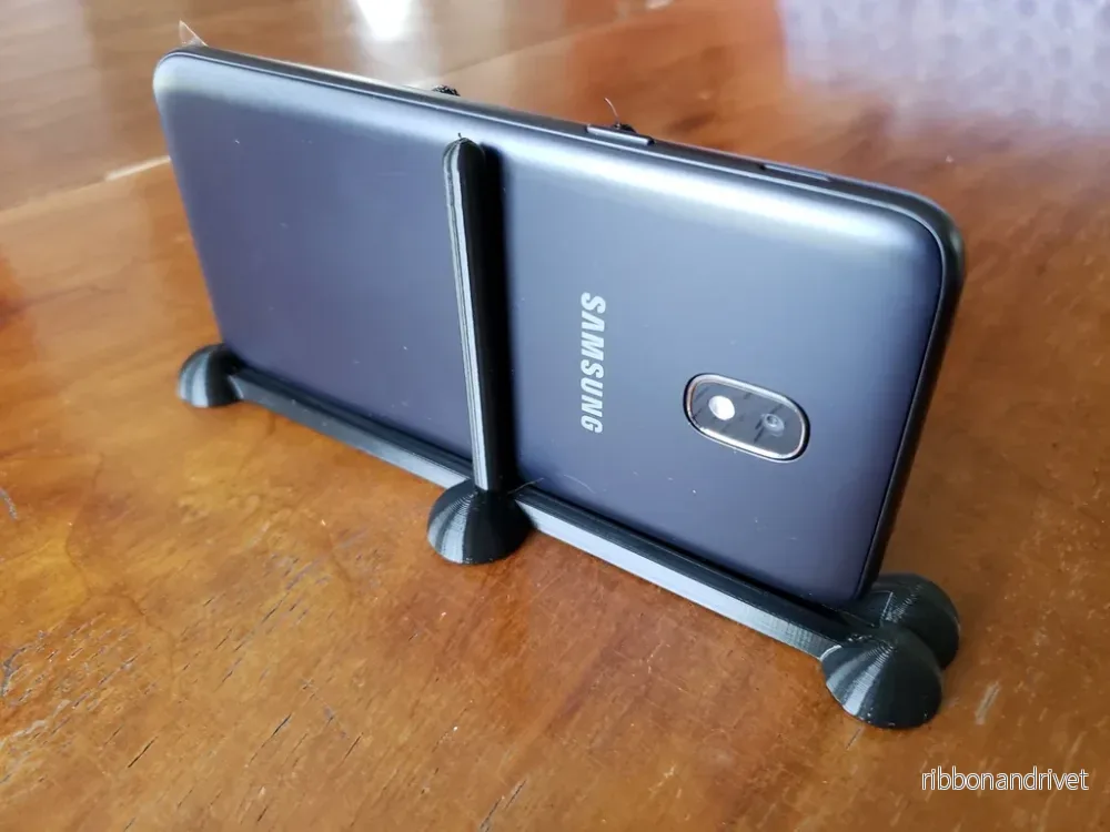 Minimalistisk telefonhållare för Samsung J3 Orbit med sfäriska fötter