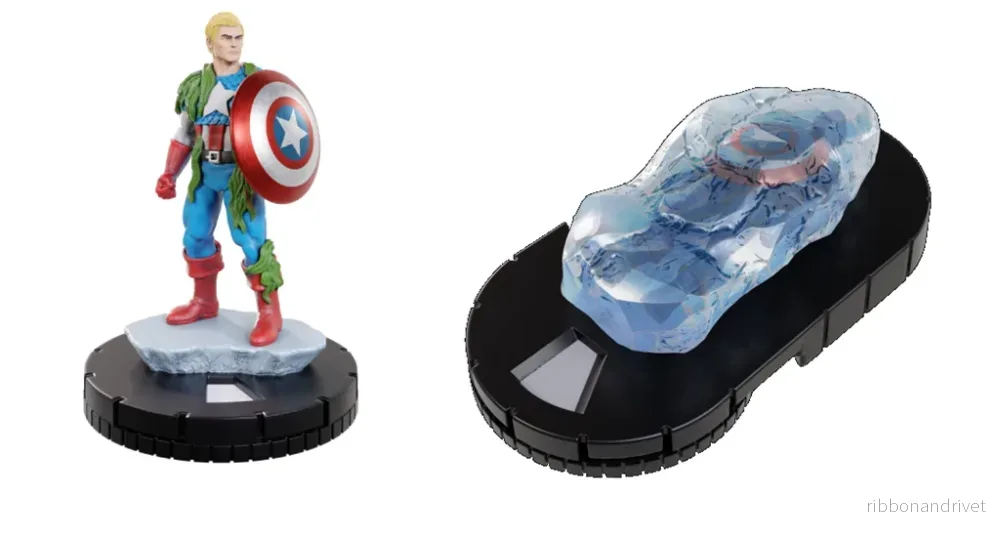 Marvel HeroClix Iconix: Captain America från Isen – EN Marvel HeroClix Iconix: Captain America från Isen – EN