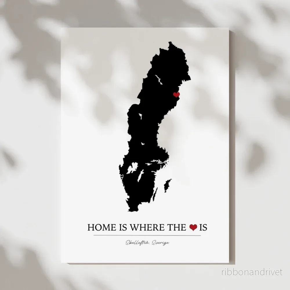 Home is where the heart is | Personlig poster Home is where the heart is | Personlig poster