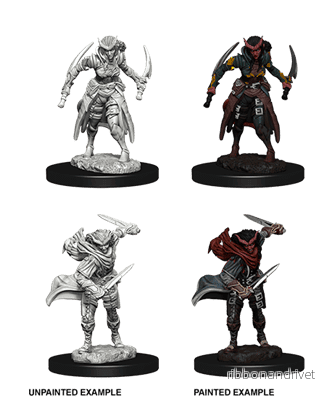 D&D Nolzur's Marvelous Miniatures - Tiefling Female Rogue