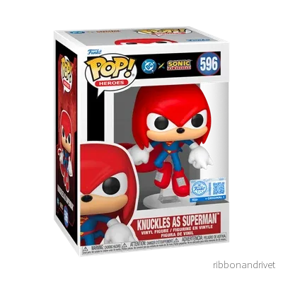 Funko POP Hjältar: JLA & Sonic – Knuckles/Superman Funko POP Hjältar: JLA & Sonic – Knuckles/Superman