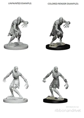 D&D Nolzur's Marvelous Unpainted Miniatures - Ghouls