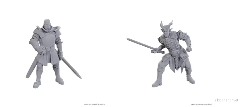 D&D Nolzur's Marvelous Miniatures: Special Edition Baldur's Gate 3 — Ulder Ravengard & Zevlor