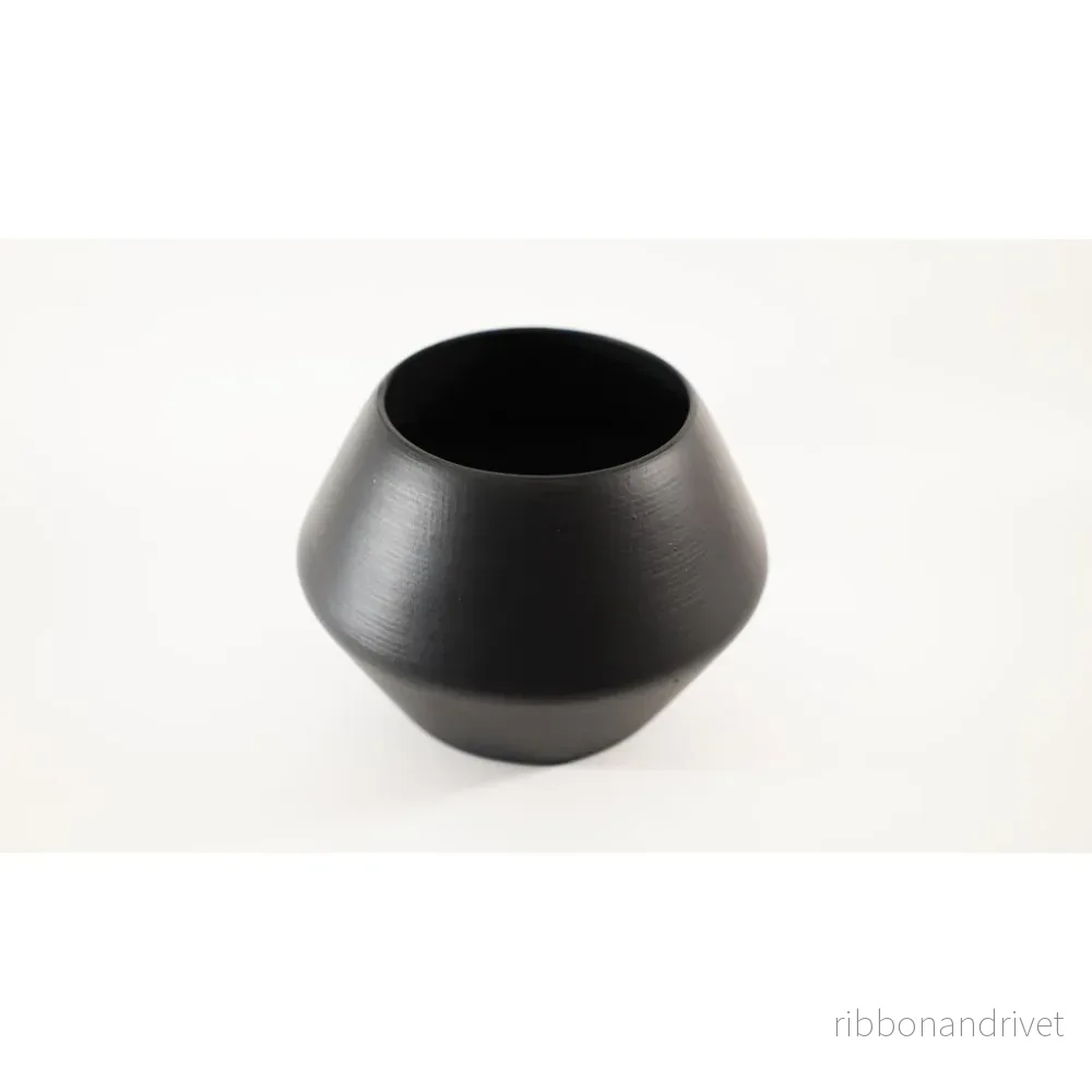 Modern minimalistisk blomkruka med praktiskt fat - Bild 3