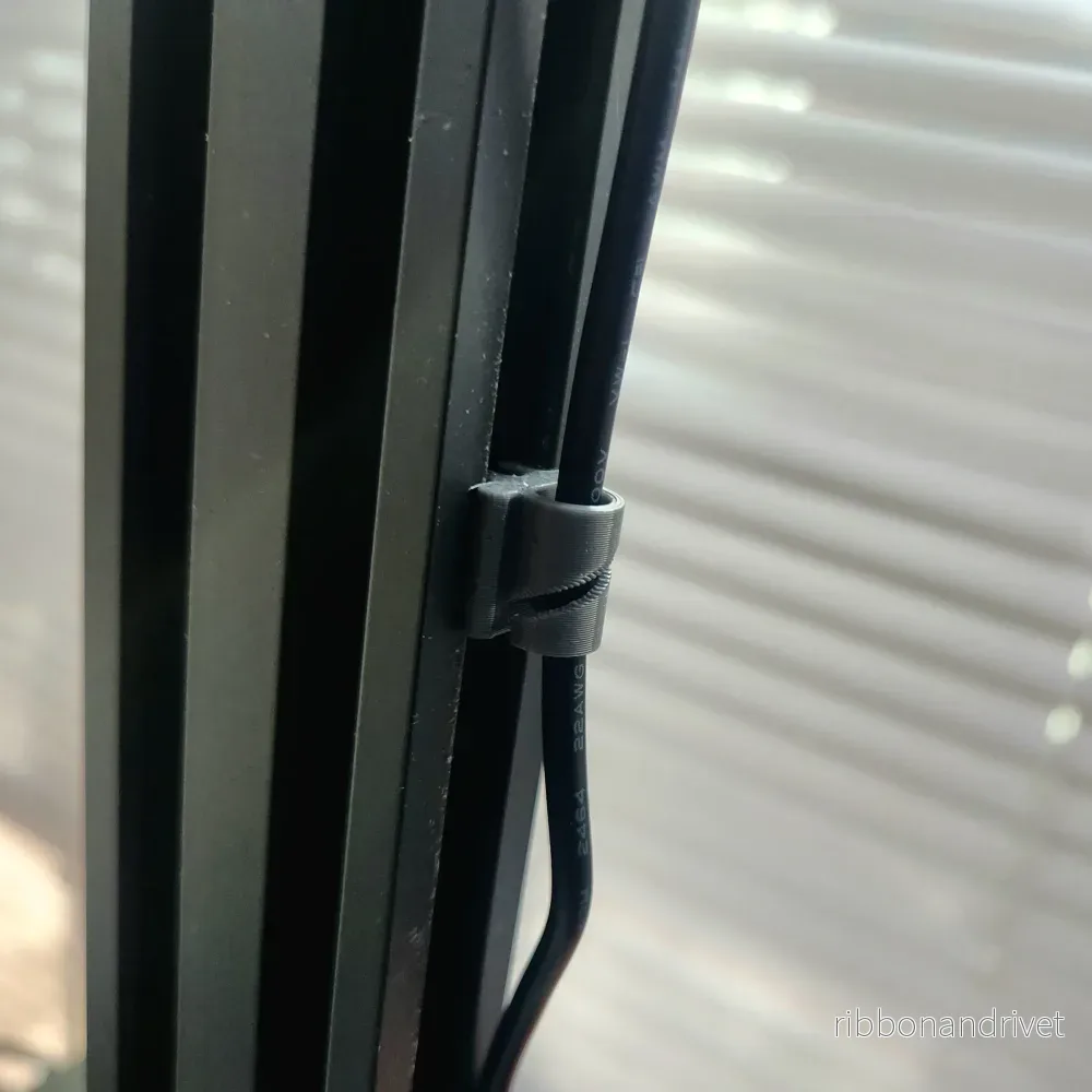 Flexibel TPU-kabelhållare för 3D-skrivareextrudering