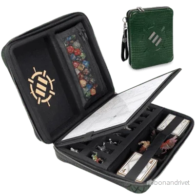 ENHANCE Tabletop RPG Organizer Case Collector’s Edition (Green) ENHANCE Tabletop RPG Organizer Case Collector’s Edition (Green)