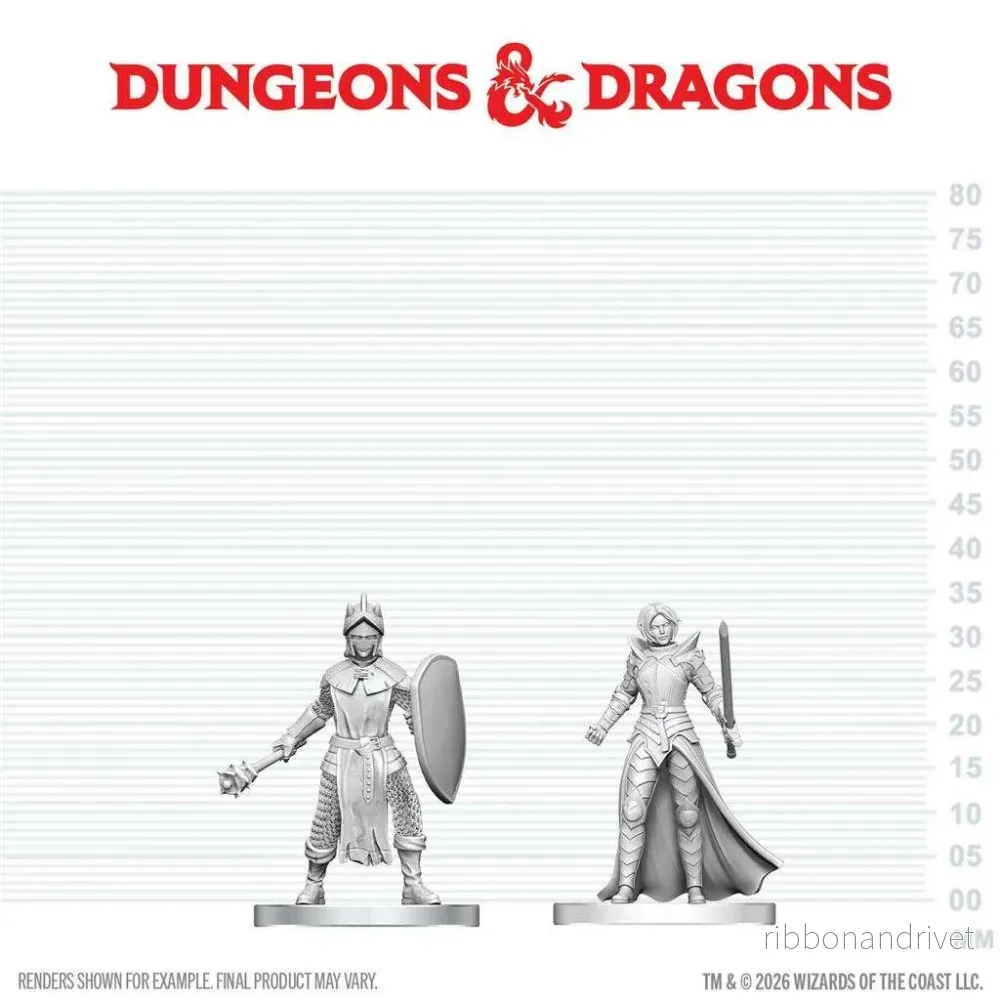 D&D Nolzur’s Marvelous Miniatures: Black Gauntlet & Zhentilar Paladin of Bane D&D Nolzur’s Marvelous Miniatures: Black Gauntlet & Zhentilar Paladin of Bane