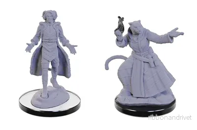 Critical Role Omålade Miniatyrer: Lucien Tavelle & Cree Deeproots Critical Role Omålade Miniatyrer: Lucien Tavelle & Cree Deeproots