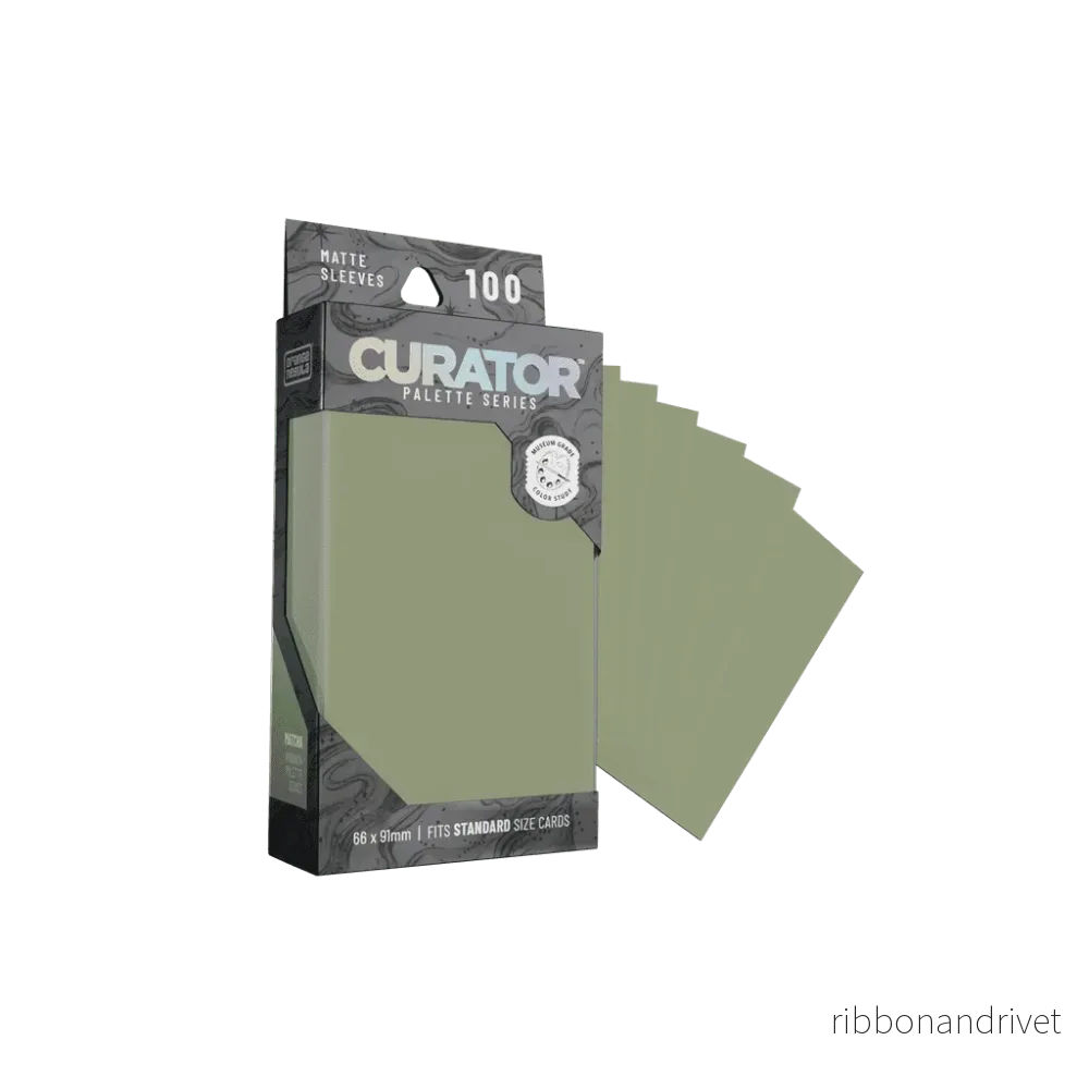 Curator Sleeves: Palette Series: matcha – kortskydd 100-pack Curator Sleeves: Palette Series: matcha – kortskydd 100-pack