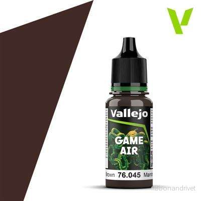 Vallejo Game Air - Charred Brown 18 ml
