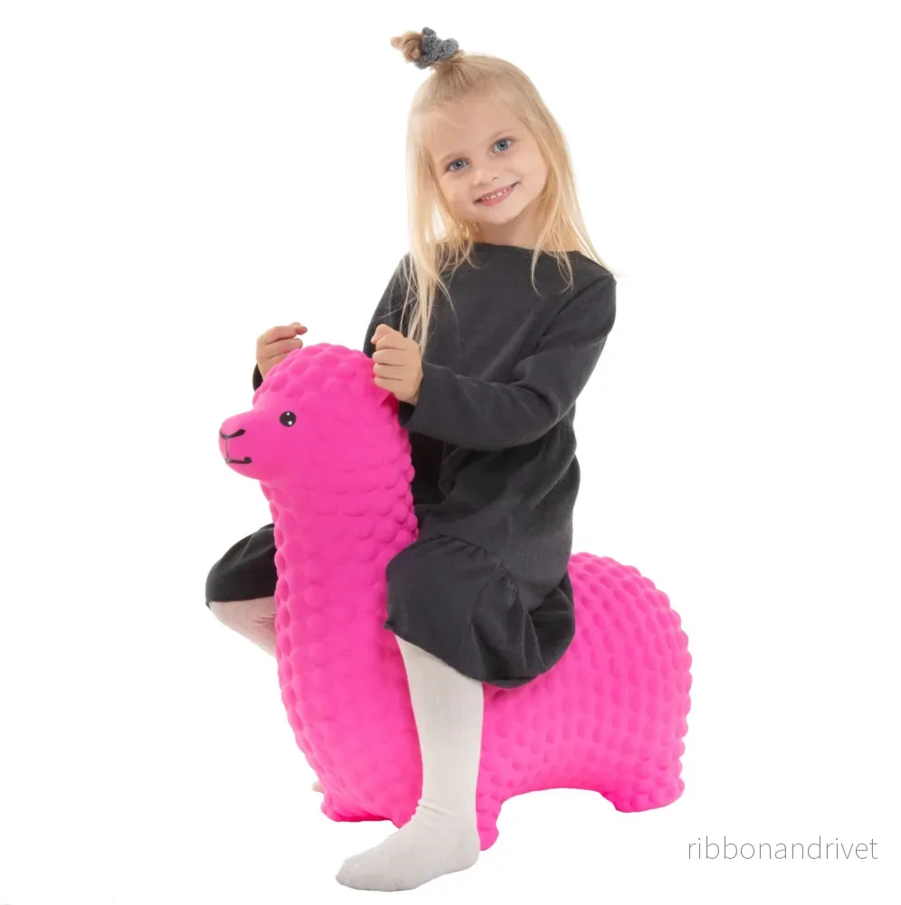 Hoppdjur"My First JUMPY" –Rosa alpacka - Bild 2
