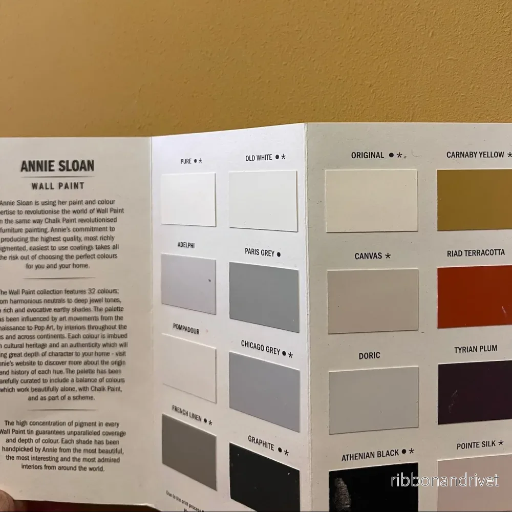 Färgkarta över Wall Paint och Satin Paint i 32 kulörer - Bild 2