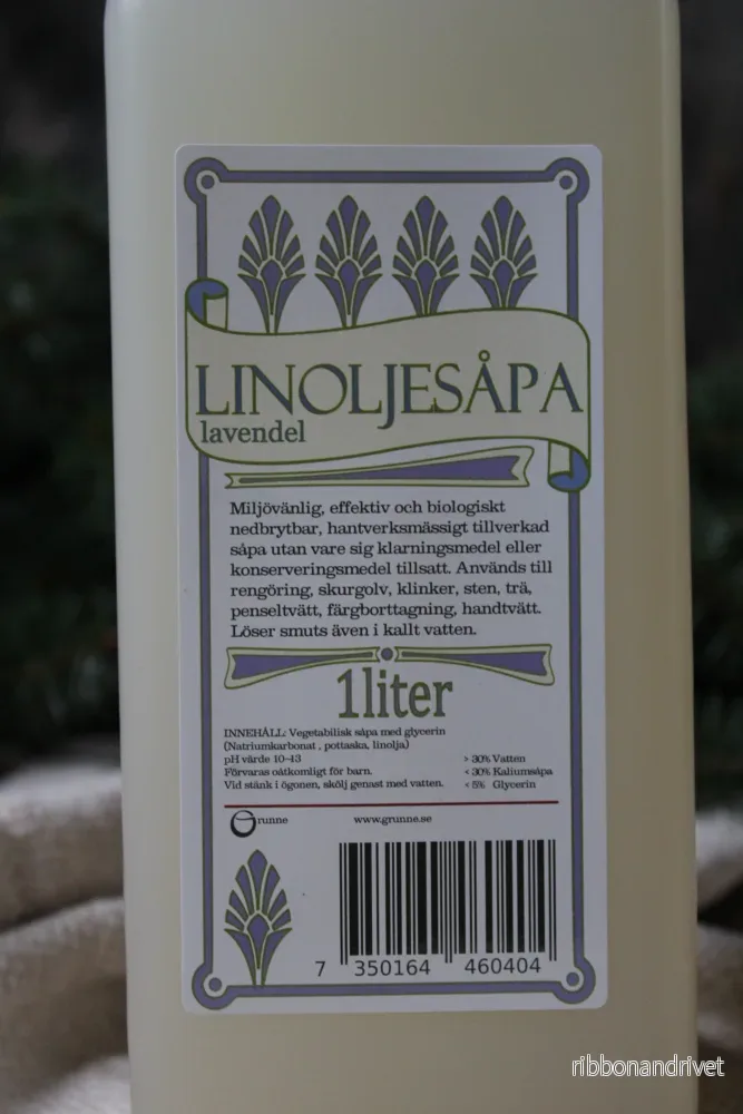 Linoljesåpa lavendeldoft 1 Liter - Bild 3