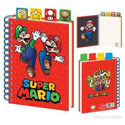 SUPER MARIO (Föremål) A5 Spiralbunden Projektbok (CF-version) - Bild 2