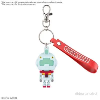 GMPLA-KUN 3D Gummi Maskot Nyckelring - Bild 2